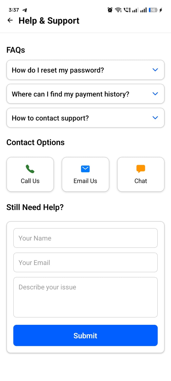 Runner App Screenshot 1